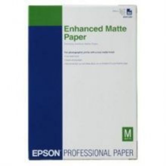 Зображення Папір A3+ Epson Enhanced Matte Paper, 100 арк, 192 г/м2 (C13S041719)