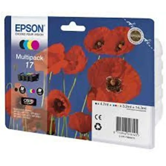 Зображення Картридж струменевий Epson 17 XP103/203/207 Bundle набір /C,M,Y,Bk/ (C13T17064A10)