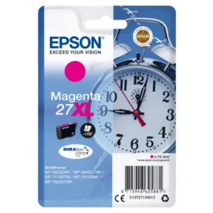 Изображение Картридж струменевий Epson 27XL Magenta для принтерів WorkForce WF (C13T27134022)