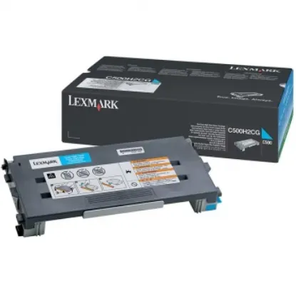 Зображення Тонер-картридж Lexmark Cyan для C500n, X500n, X502n (C500H2CG)