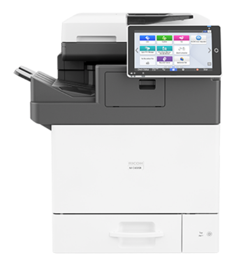 Зображення БФП A4 Ricoh IM C400SRF, 43 стор./хв., повноколірний мережевий, 4-в-1, фінішер-степлер, SPDF, дуплекс (418575)