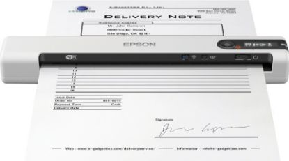 Зображення Сканер A4 Epson WorkForce DS-80W, мобільний (B11B253402)