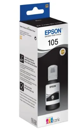 Зображення Контейнер з чорнилом Epson 105  Black для EcoTank (C13T00Q140)