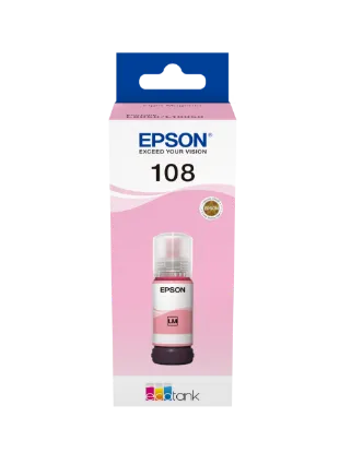 Зображення Контейнер з чорнилом  Epson 108 Light Magenta (C13T09C64A)
