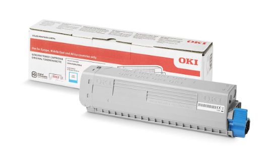 Зображення Тонер-картридж OKI 47095703, блакитний; для C824N, С824DN, C834NW, C834DNW (47095703)