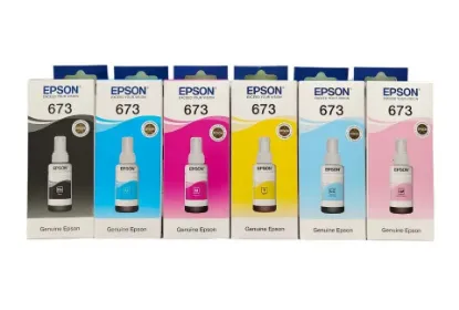 Зображення Контейнери з чорнилом Epson 673, комплект B,C,M,Y,Lc,Lm (T673KIT)