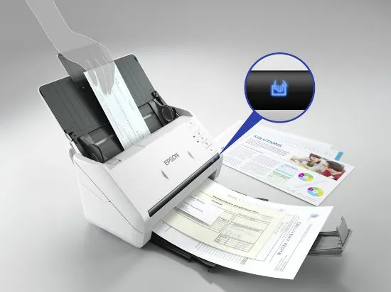 Зображення Сканер A4 Epson WorkForce DS-530II із полистовою подачею (B11B261401)